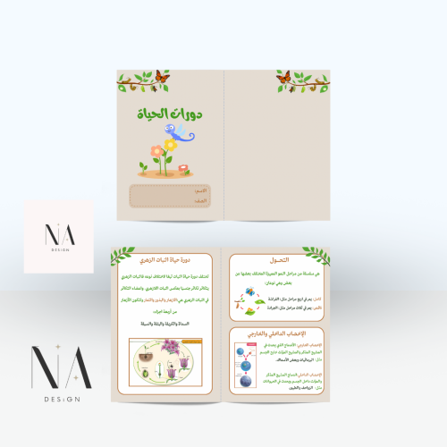 مطوية دورات الحياة خامس