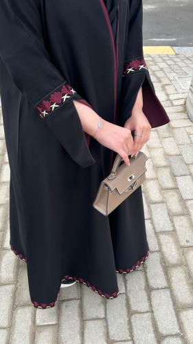 عبايه(50) كريب واقف+ كلفه قصه نص كلوش