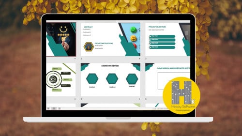 قالب عرض تقديمي لمشروع تخرج جامعة الامير سطام -( 1...