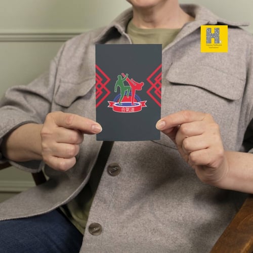 تصميم بطاقات تعريفيه ( بطاقة واحده )