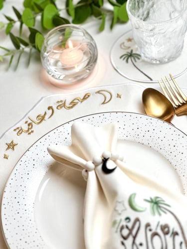 طقم سفرة رمضاني ( نخل )