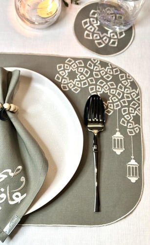 طقم سفرة رمضاني ( فانوس) بألوان متعددة