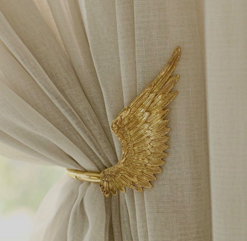 زوج مقبض ستائر جناح- قطعتين