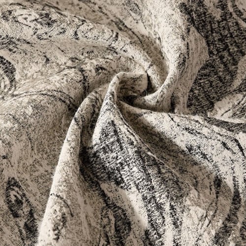 كوشن غطاء رمادي متموج