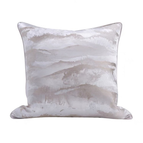 كوشن تموجات ذهبي وفضي