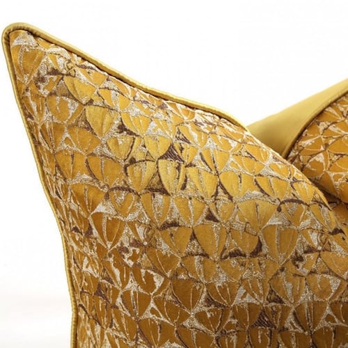 تنسيق كوشنز (غطاء )بلون بني واصفر