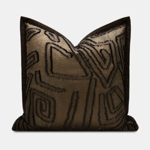 وسادة بتصميم هندسي تجريدي