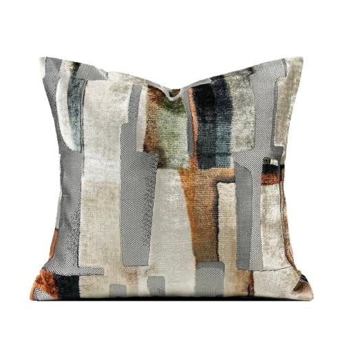 وسادة فاخرة بخياطة ملونه