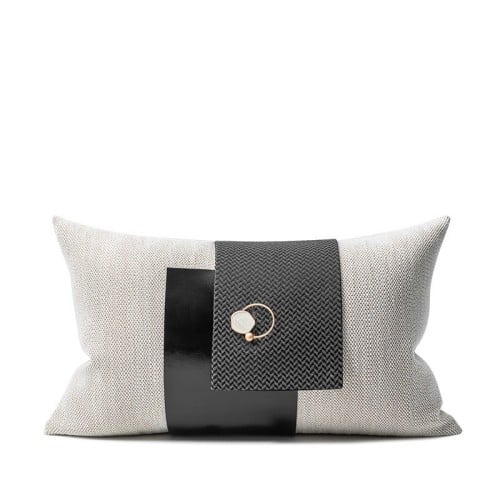 كوشن غطاء اوفوايت واسود باكسسوار