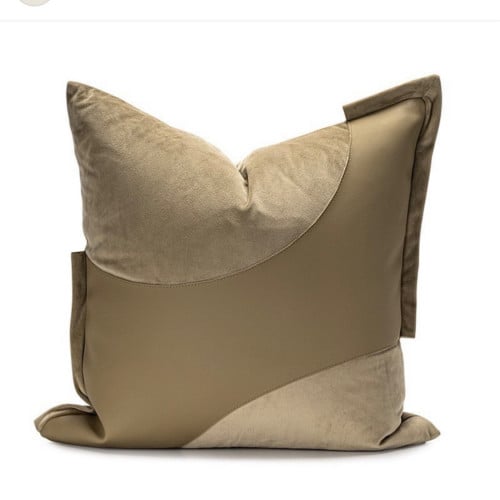 كوشن غطاء زيتي بني