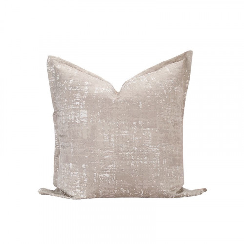 كوشن غطاء بلون ترابي رمادي