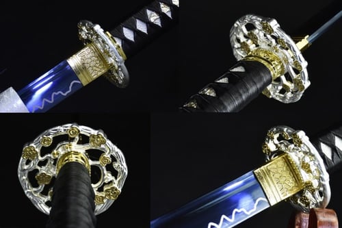 سيف كاتانا Sky Blue - فولاذ حاد