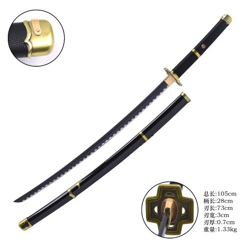Black Zoro sword | Sharp steel