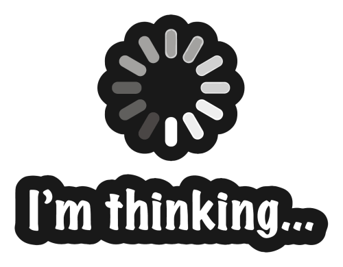 ملصق تفكير