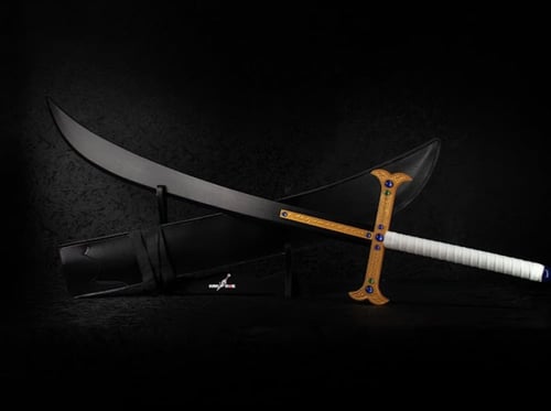 سيف ميهوك النصل الأسود خشب