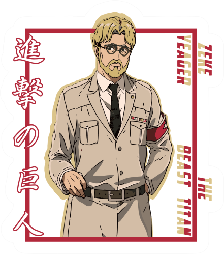 ملصق زيك | اتاك اون تايتن