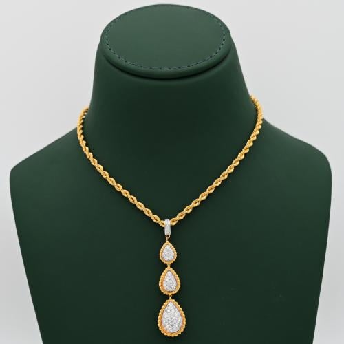 عقد ذهب عيار 21