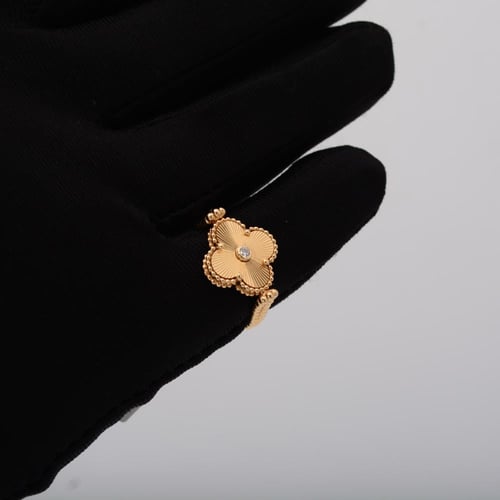 خاتم ذهب الورده