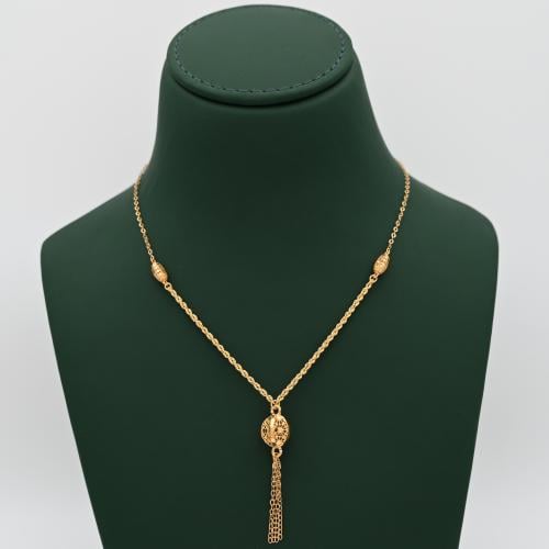 عقد ذهب عيار 21