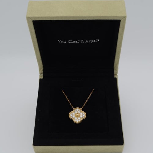 عقد ذهب ورده فان