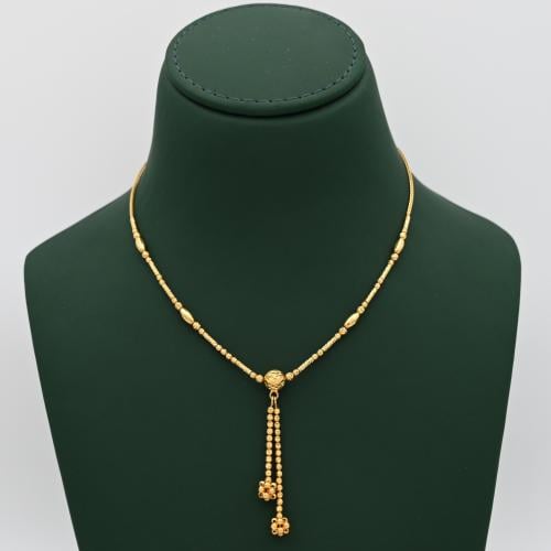 عقد ذهب عيار 21