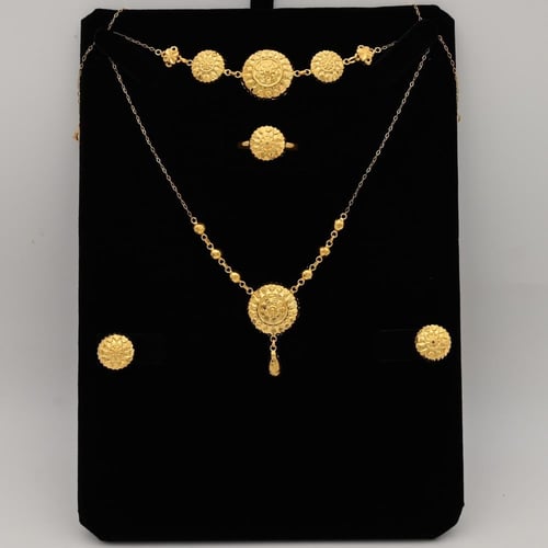 طقم ذهب كرسي جابر