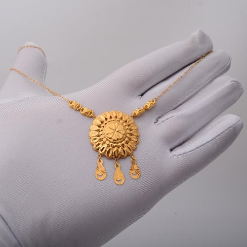 عقد ذهب كرسي جابر