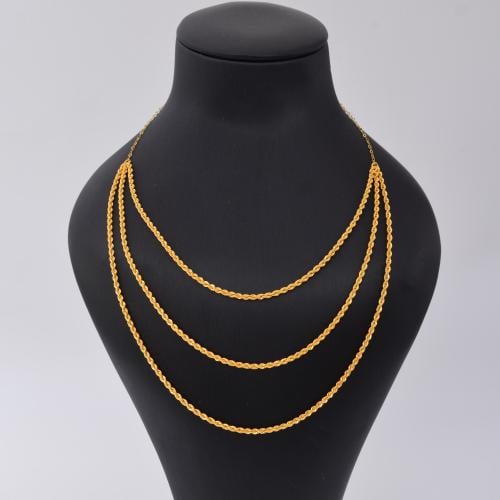 عقد ذهب مبروم