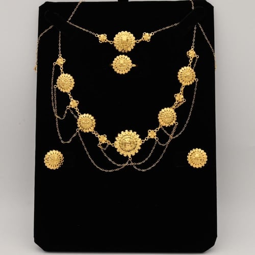 طقم ذهب كرسي جابر