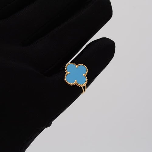 خاتم ذهب الورده