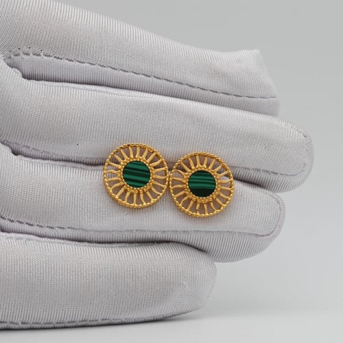 حلق ذهب عيار 21