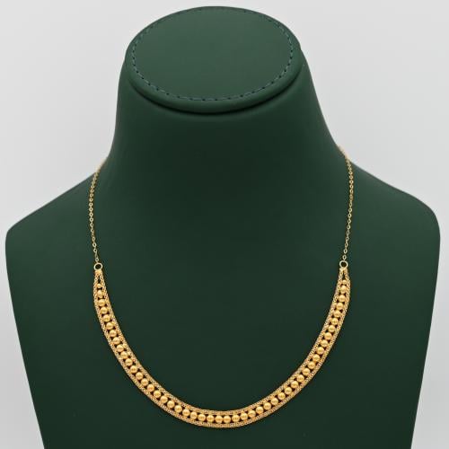 عقد ذهب عيار 21