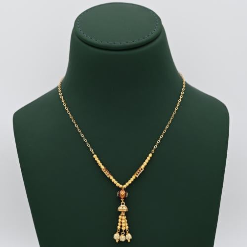 عقد ذهب عيار 21