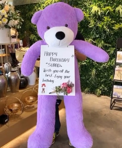 لوحة الورد كتابة خط يدA4