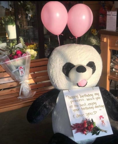 لوحة الورد كتابة خط يدA4