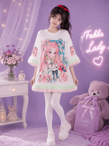 فستان انمي ازهار الساكورا 🩷🌸🩵Sakura Blossom