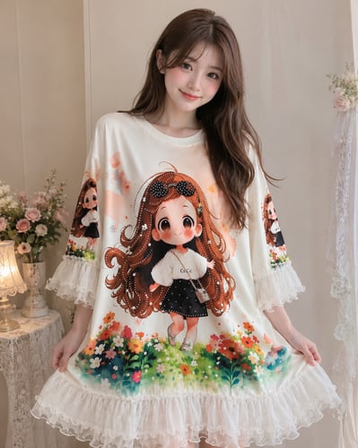 فستان انمي كوكو بلوسوم🤎🧡Coco Blossom Dress
