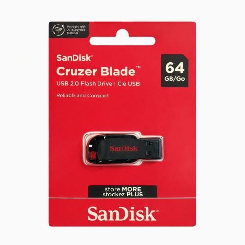 فلاش سانديسك كروزر 64 جيجابايت