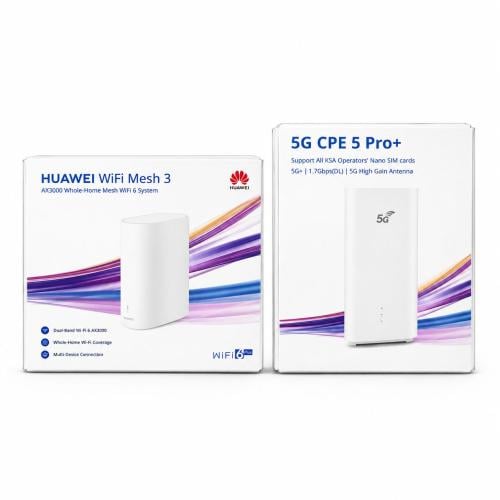 بكج الشبكة الوطني - راوتر 5G CPE 5 Pro+ موزع Huawe...