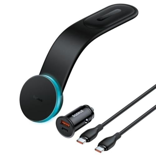 بيسوس كومبو - حامل جوال C02 Pro مع شحن لاسلكي مغنا...