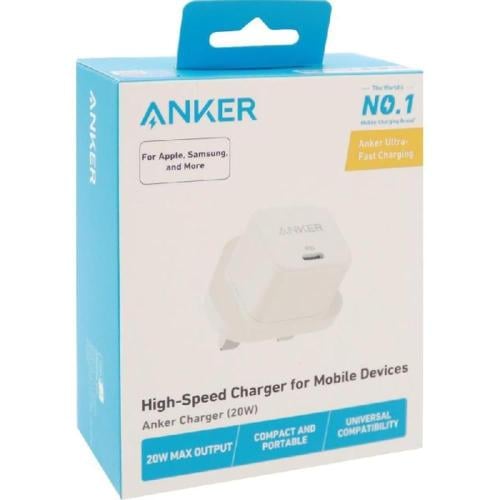 انكر شاحن جداري بقوة 20 واط بمنفذ تايب سي