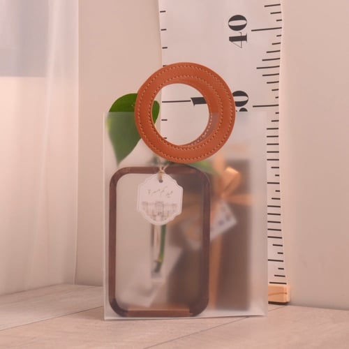 وعاء تجذير خشبي أنيق مع علبة شوكولانة هدية العيد