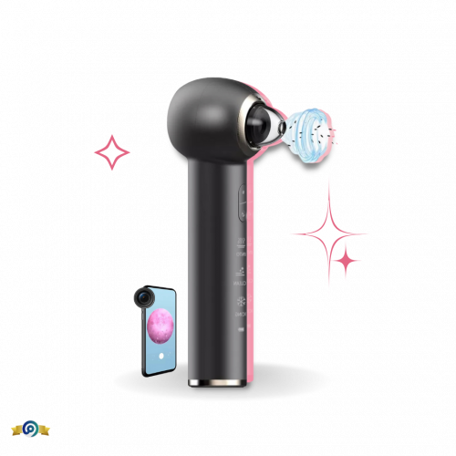 جهاز شفط الرؤوس السوداء بالكاميرا