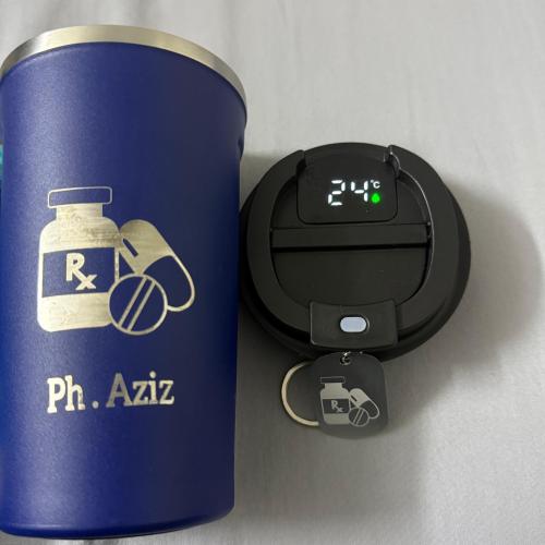 مق التخصص مع شاشة قياس درجة الحرارة