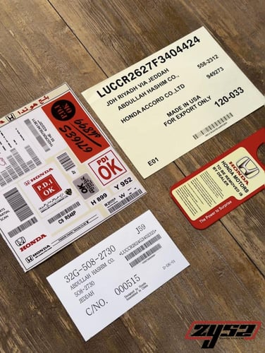 بكج استكرات هوندا اكورد