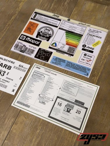 بكج استكرات جيب شيروكي