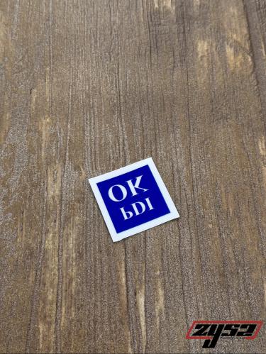 استكر OK ازرق