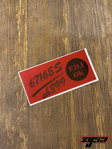 استكر OK احمر