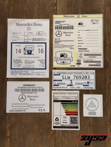 بكج استكرات مرسيدس عام