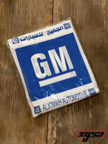 تلبيسة مقاعد بشعار GM قماش للسواق والراكب